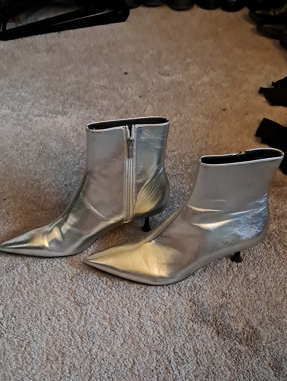 Silver Zara Boots - Picture 2 of 3